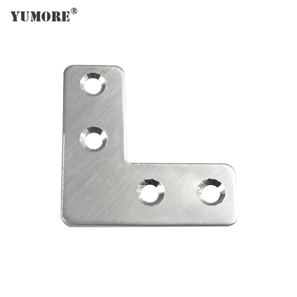 Wholesale Wall Mounted Anchor Straight Corner Brace Black Powder Flat Panel Flat Metal Bracket