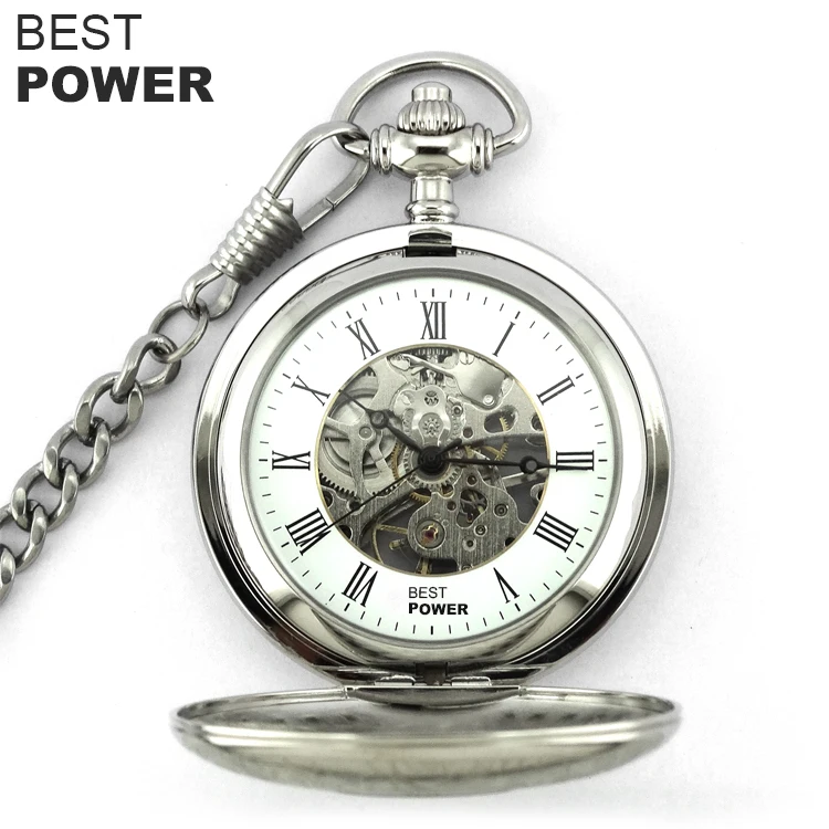 AliExpress hot sell high quality stainless steel watch chinese wholesale custom engraved mechanical pocket watch