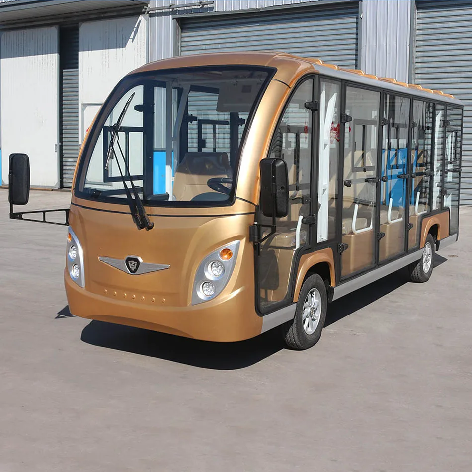 Eco-friendly tourist adult electric sightseeing bus with low price for sale