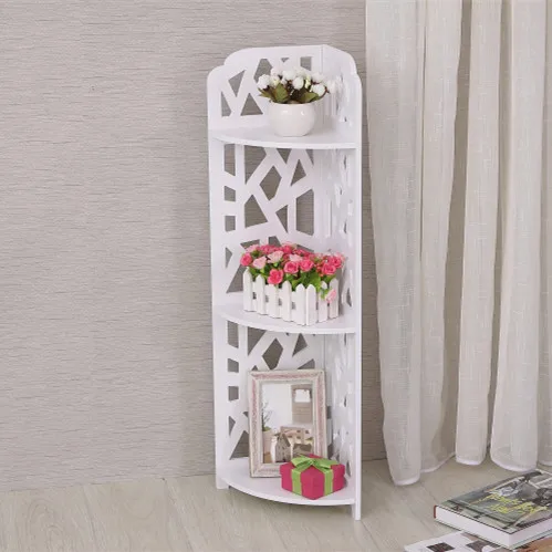 
E0921 Modern toilet shelf storage shower room set home furniture bathroom decoration corner shelf 3 layer bathroom rack 