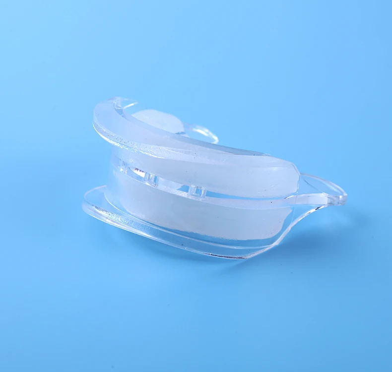 
silicone gel prefilled mouth tray for teeth whitening, impressional mouth tray 
