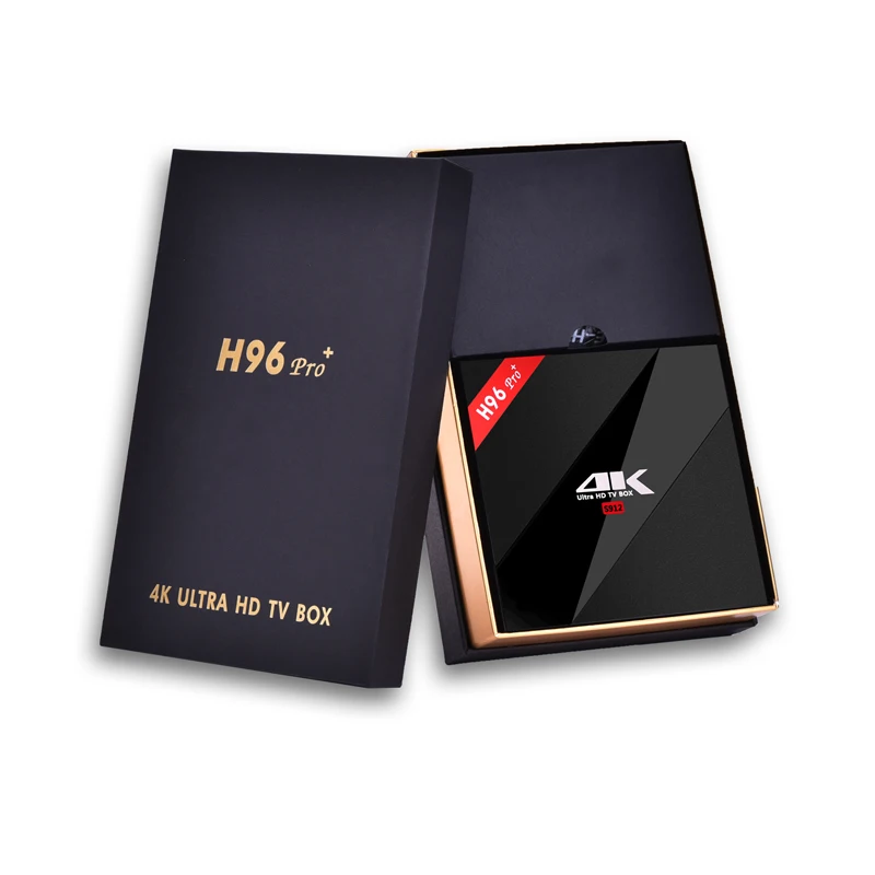 2018 Hot H96 pro+ android 7.1 S912 3gb ram 32gb rom android tv box japanese digital tv receiver set