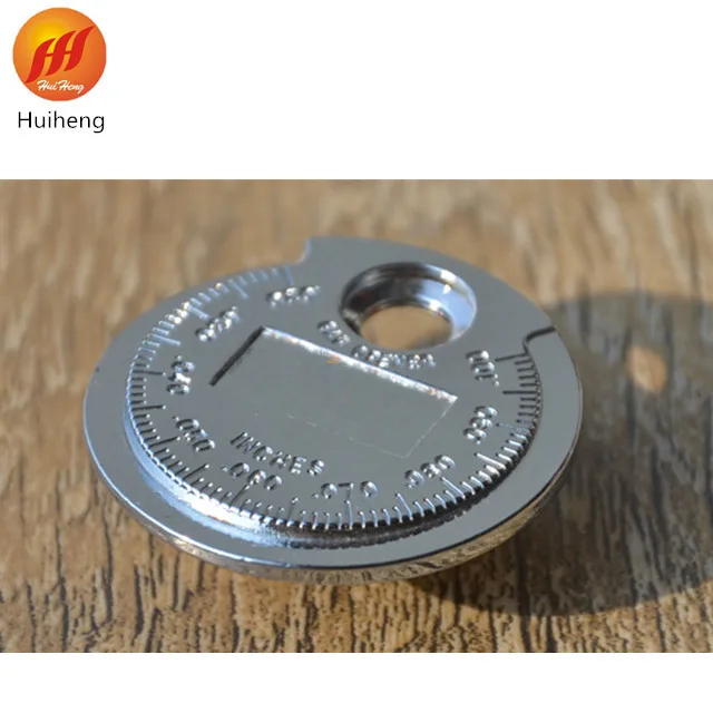 New Coin-type spark plug measuring gap gauge spark plug tool