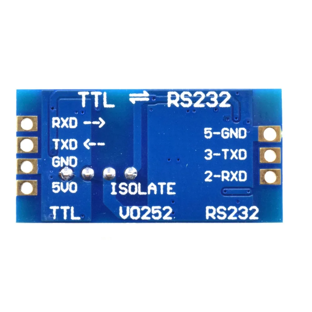 Taidacent SP3232 MAX3232 Isolation TTL to Uart RS232 Signal Converter RS232 Serial Port to TTL Converter