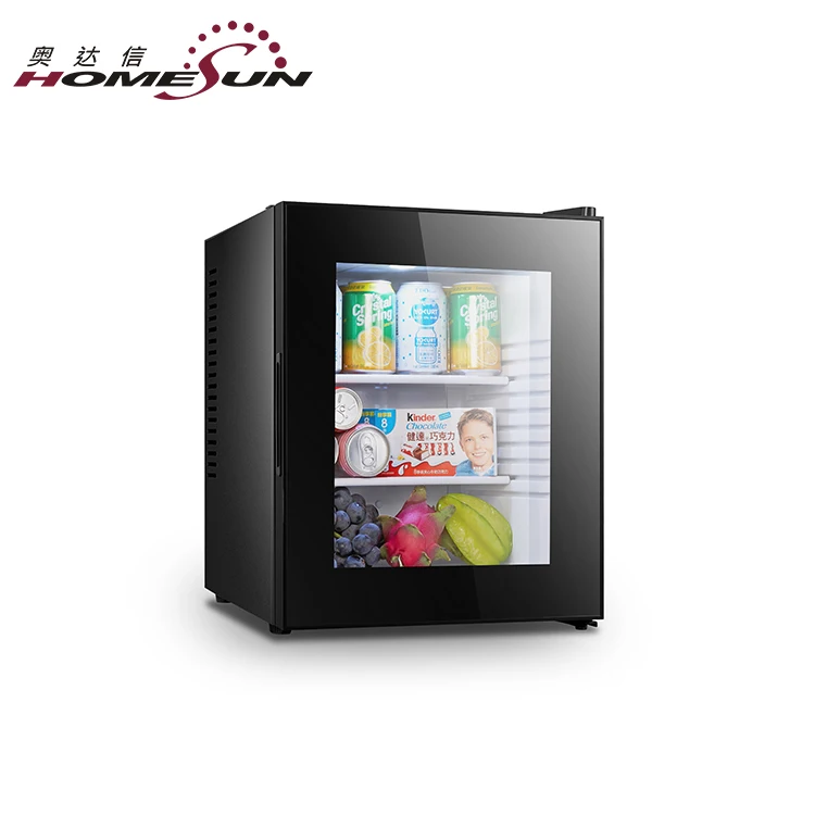 Factory Price Small Mini Beverage Fridge With Clear Glass Door