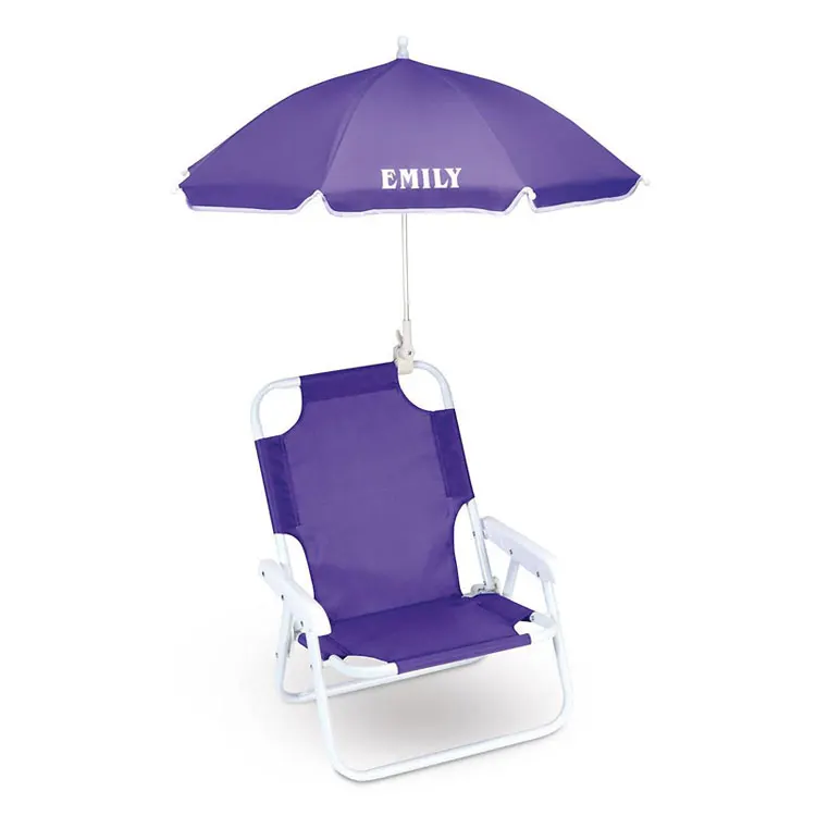 kis brazilian blue beach chair with sun umbrella canopy roof