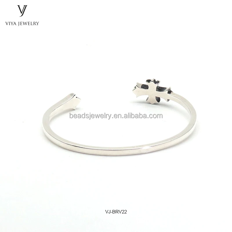 
Real 925 Sterling Silver Thin Twins Skull Open Cuff Bangle Bracelet for Ladies Gift 