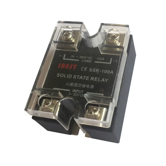 Пакет ибэст 100A 3 Трехфазный постоянный ток, 5 В, 12 В, 24 В постоянного тока, управление AC 220V 380V 480V CE Внутренние твердотельные реле SSR