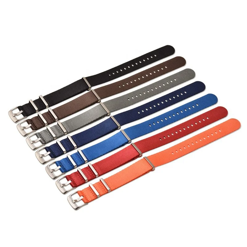 Beautifully made high quality 20mm 22mm nylon watch strap watch band nylon straps