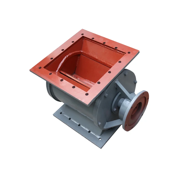 Star discharge rotary feeder bulk cement rotary valve