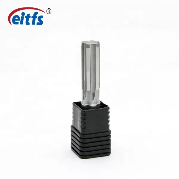HRC 55 Solid Carbide 6 Straight Flute Drilling Reamer For Aluminium CNC Tools