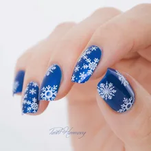 BP01 Nail Art Stamping Plates XMAS Image Round Stainless Steel Konad Stamp Polish Template Christmas Stencils