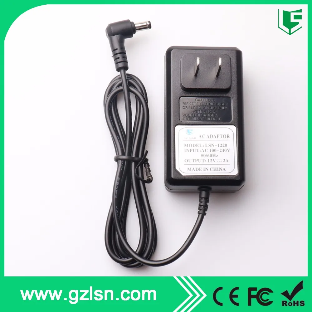 AC DC 12 вольт 1.5 а импульсный источник питания адаптер зарядное устройство с CE FCC RoHS утвержденный