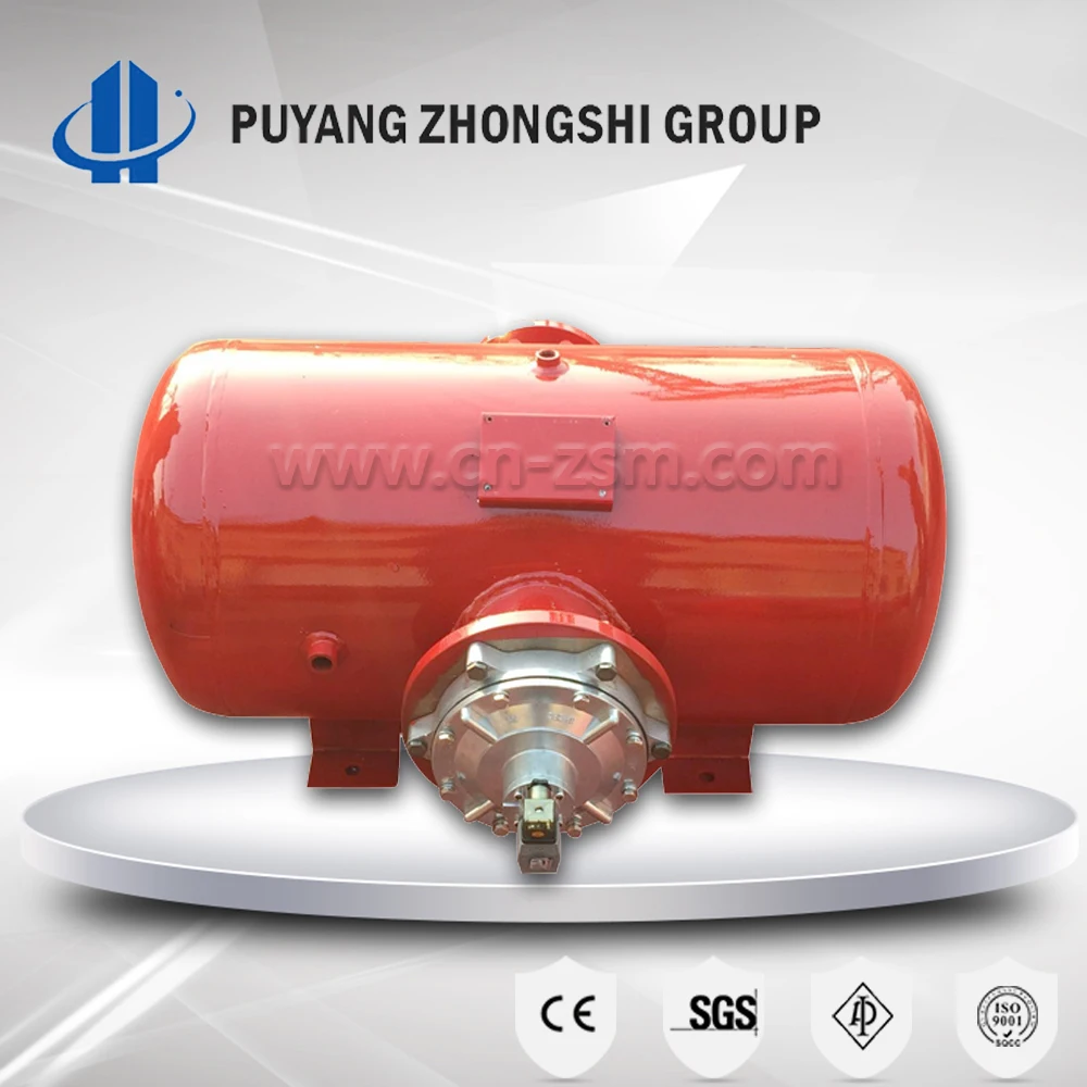 G Force air blaster for cement pre-heater kiln with pulse valve