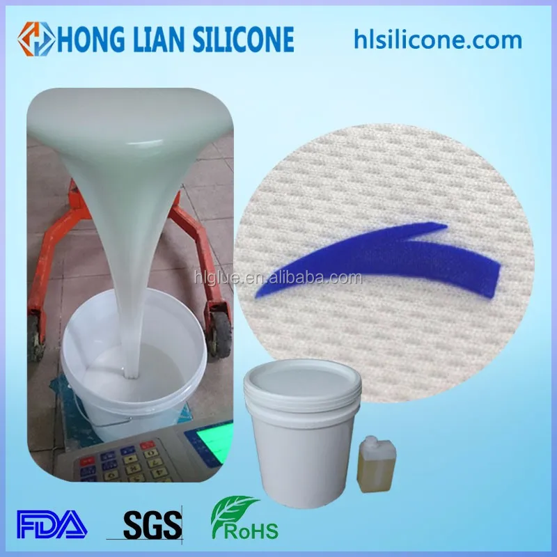 silicone coating fabric rubber clear liquid silicone for textile printing