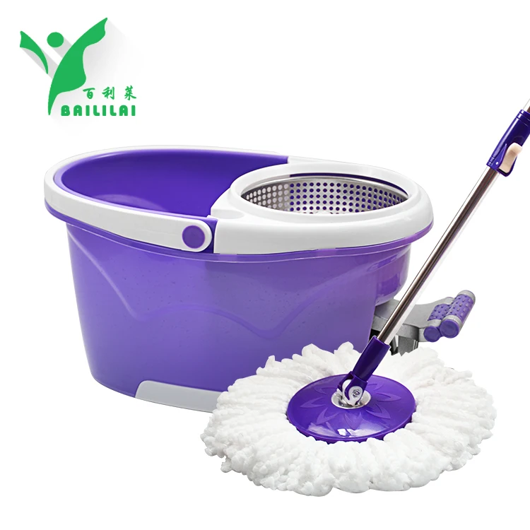 Household Floor Cleaning microfiber 360 spin magic mop and bucket
