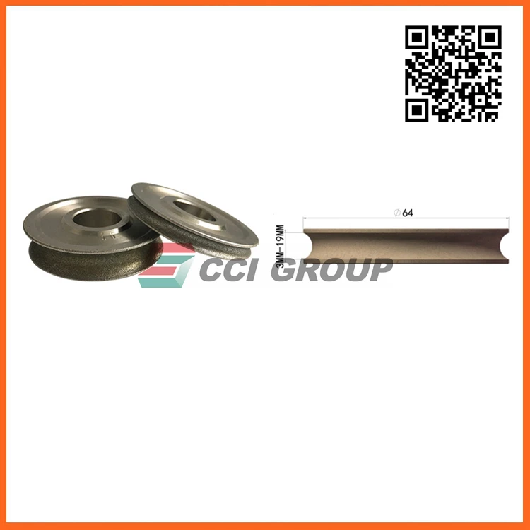 
MJ-1 most popular portable round glass edge polishing machine with grinding wheel 