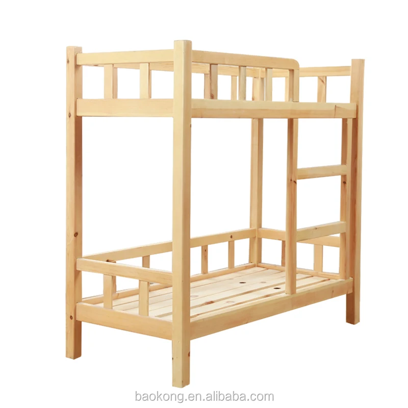 Wholesale Cheap Solid Wood Student Dormitory Bunk Bed