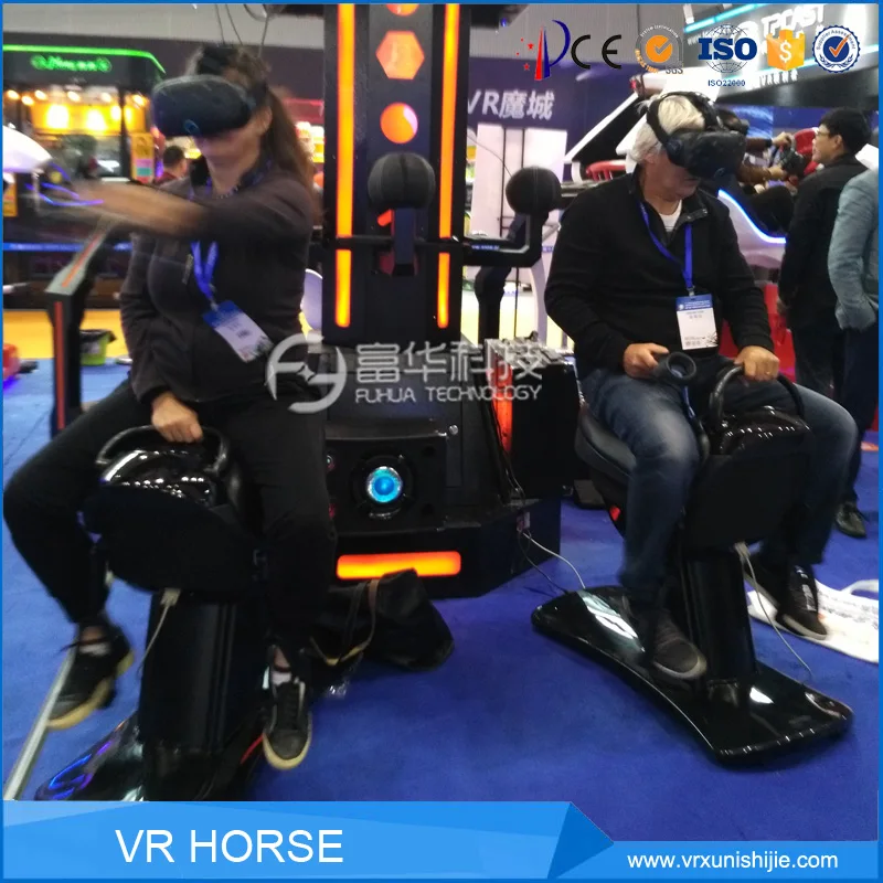 Indoor Game Center Hot Selling Virtual Reality VR Horse Riding Simulator Horse Racing PS4 Games Equipment