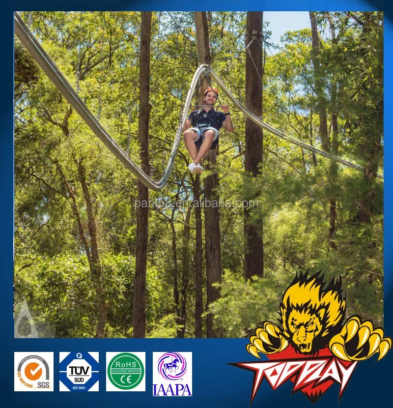 Customized The Rollercoaster Zipline - Skywalker - Adventure Builders