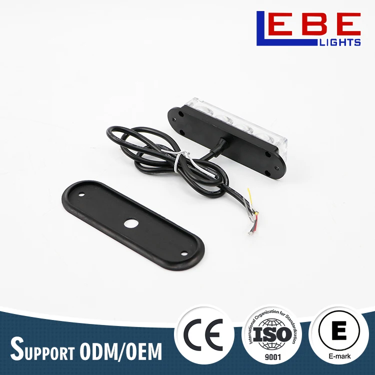 Car led emergency vehicle lighthead/grille surface led strobe light
