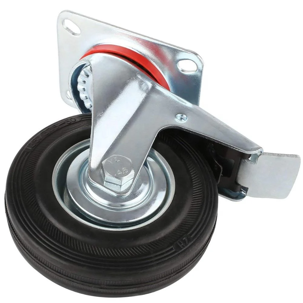 Сверхмощный Промышленный резиновое колесо для литья под давлением