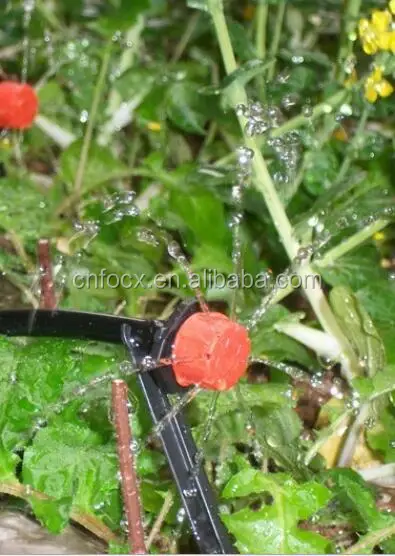 8 Outlets Red Drip Adjustable Flow Dripper Micro Sprinklers / irrigation micro sprinkler