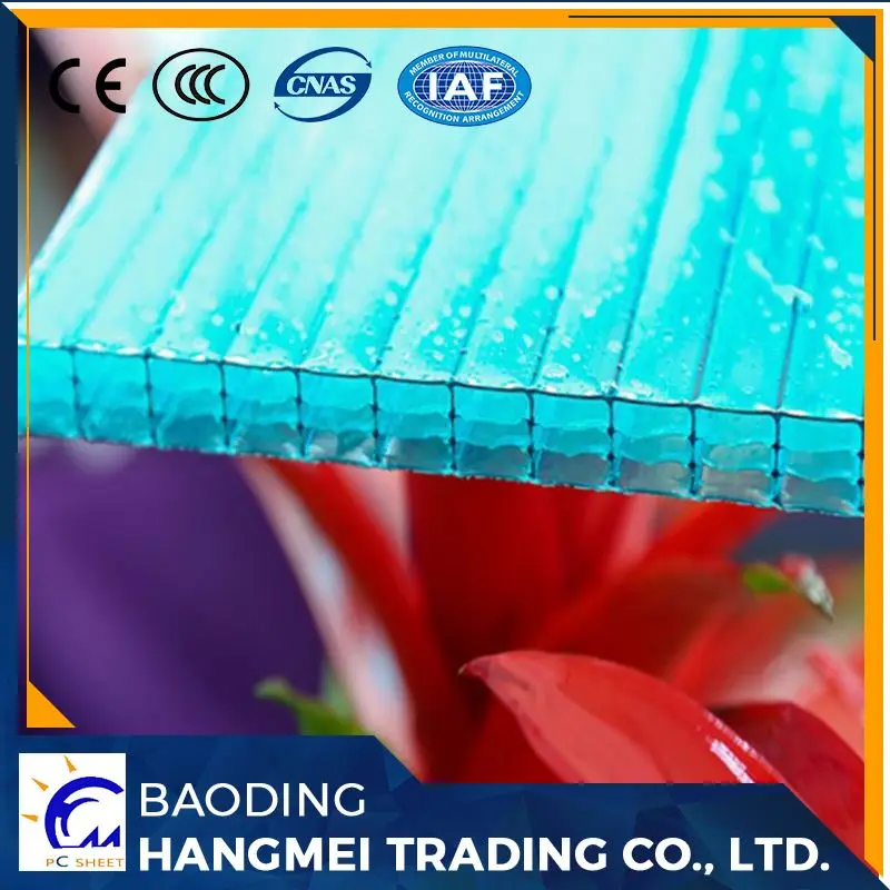 100% девственницы материал декоративных перфорированные многослойный пластик поликарбонат