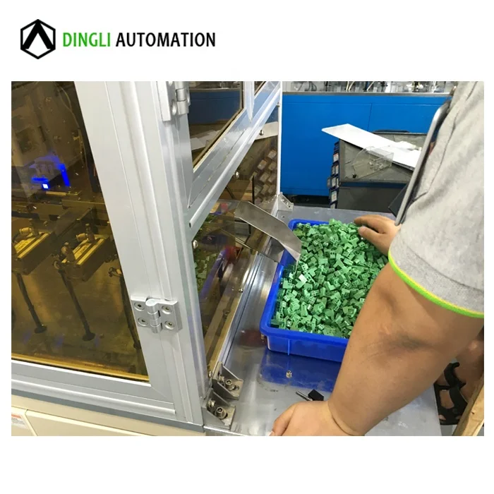 
Pluggable terminal type terminal block connector automatic assembly machine 