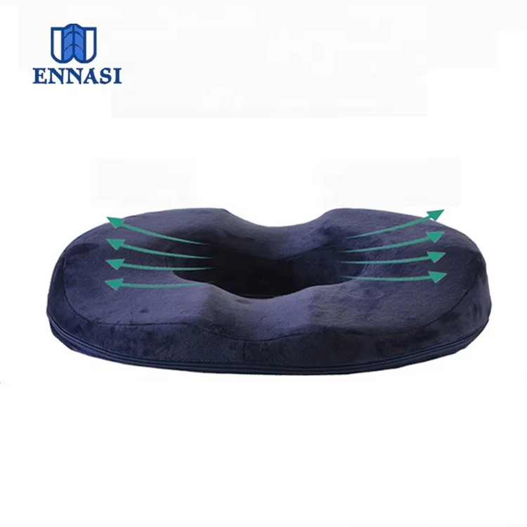 Hot Selling Tailbon Cushion Donut Memory Foam Hemorrhoids Seat Cushion for Tailbone Coccyx Pain Relief