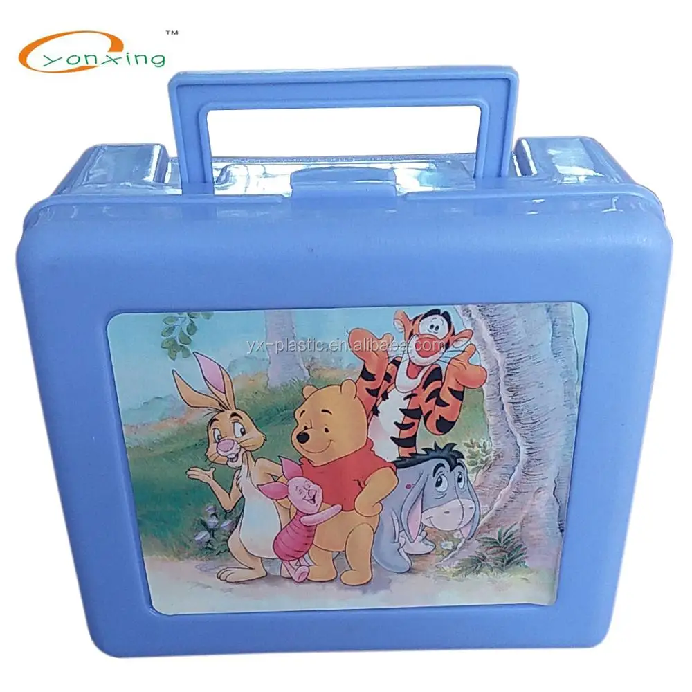 plastic food container with handle container with water bottle and  lunch box