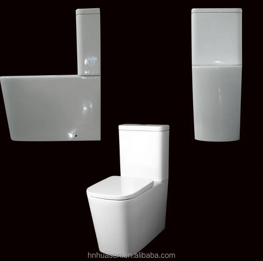 Square Sanitario Bathroom Pissing Toilet Suite with Bidet