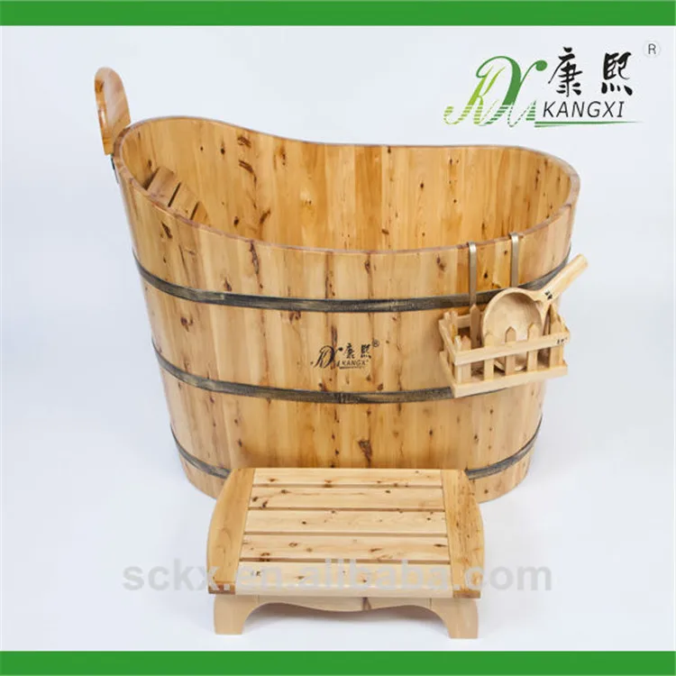 Wooden bathtub,wooden bath barrels,cedar wood spa tub
