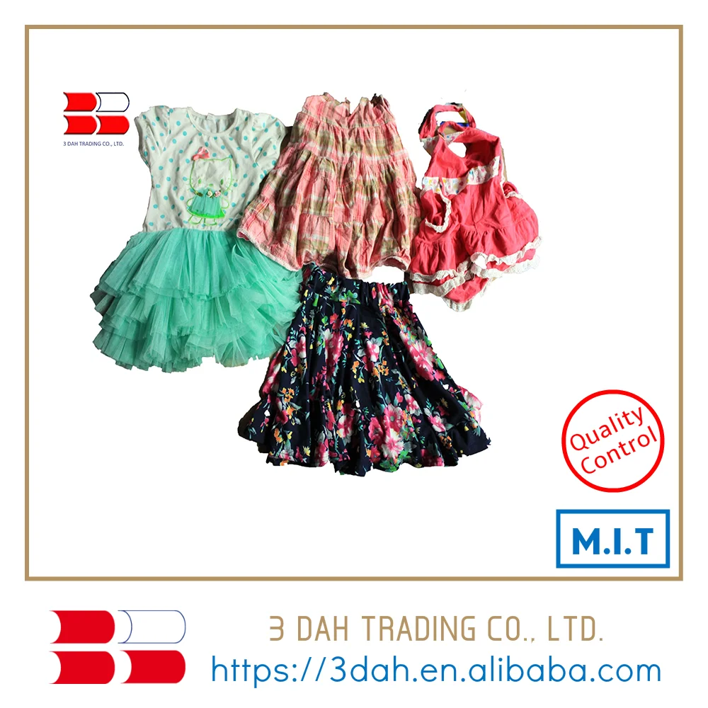 Children Mixed Dress bulk wholesale used Clothing