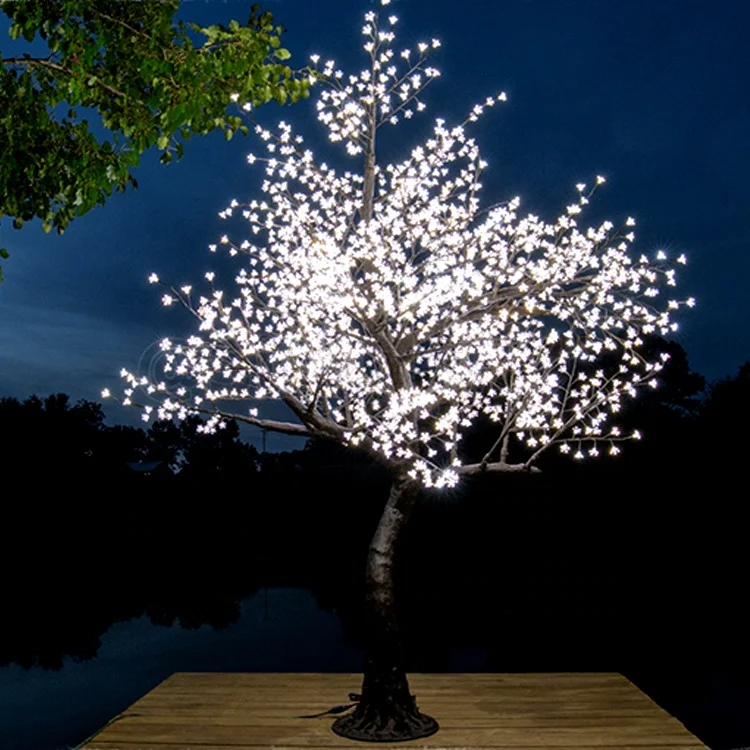 Wholesale outdoor holiday christmas decoration lighting LED cherry tree