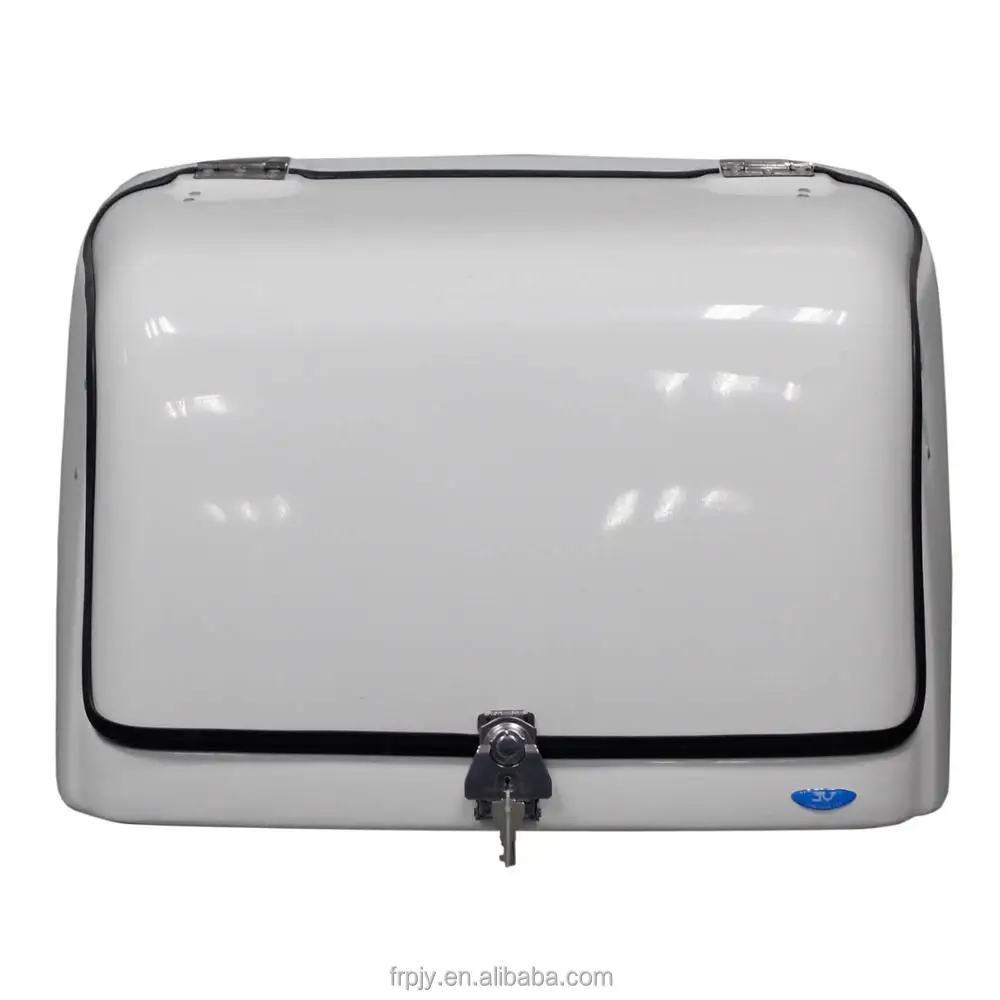 Fiberglass Super Large Volume Pizza Box with Gas Spring Raw Materials of Motorcycle Rear Case       Model NO.JYB-02