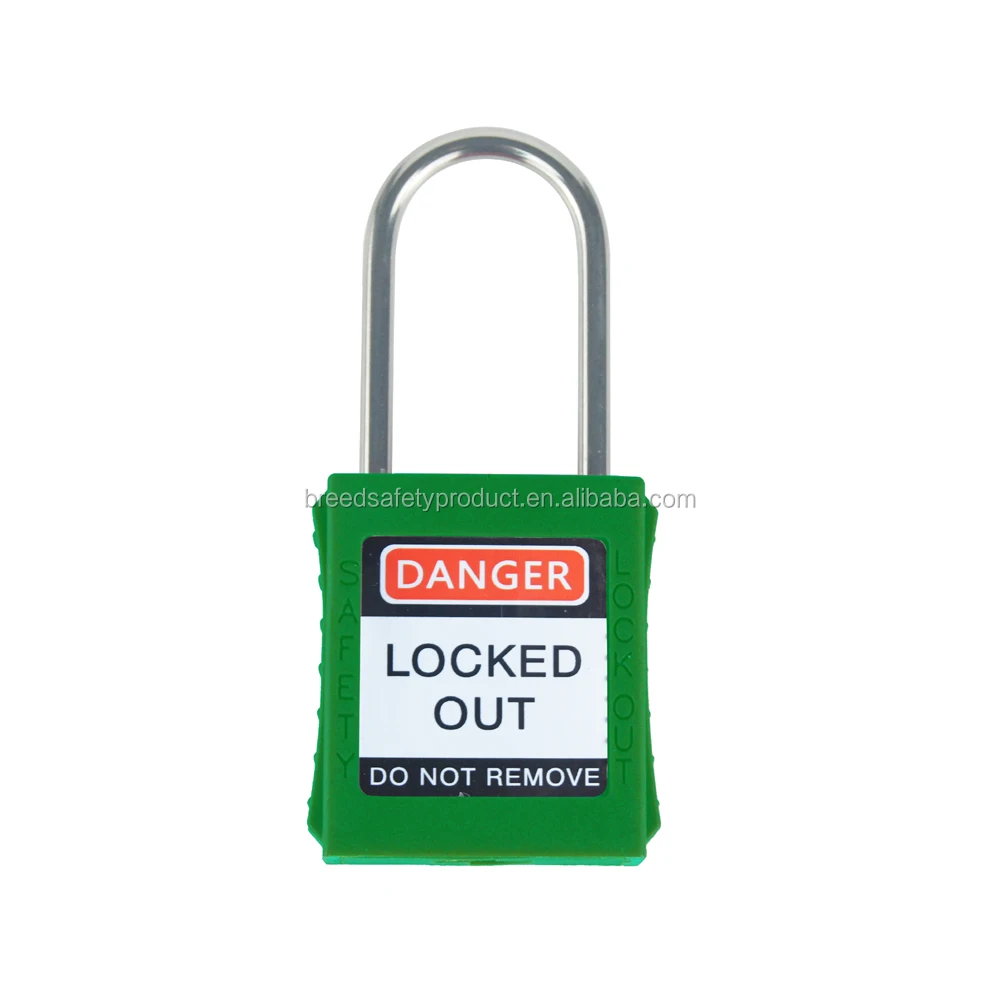 Lockout Safety Padlock LOTO Padlock 4mm SUS Shackle