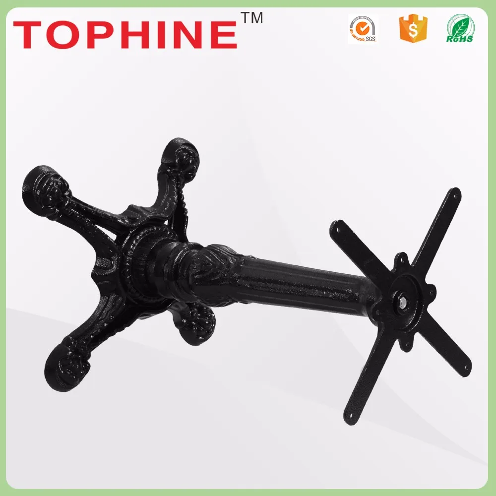 
Commercial Contract Adjustable metal industrial cast iron table feet base for round table 