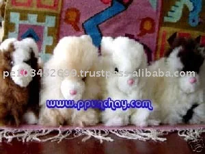 Rabbit Toy fur Baby Alpaca Peru