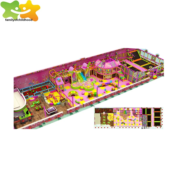 pvc material children indoor playground maze for baby area