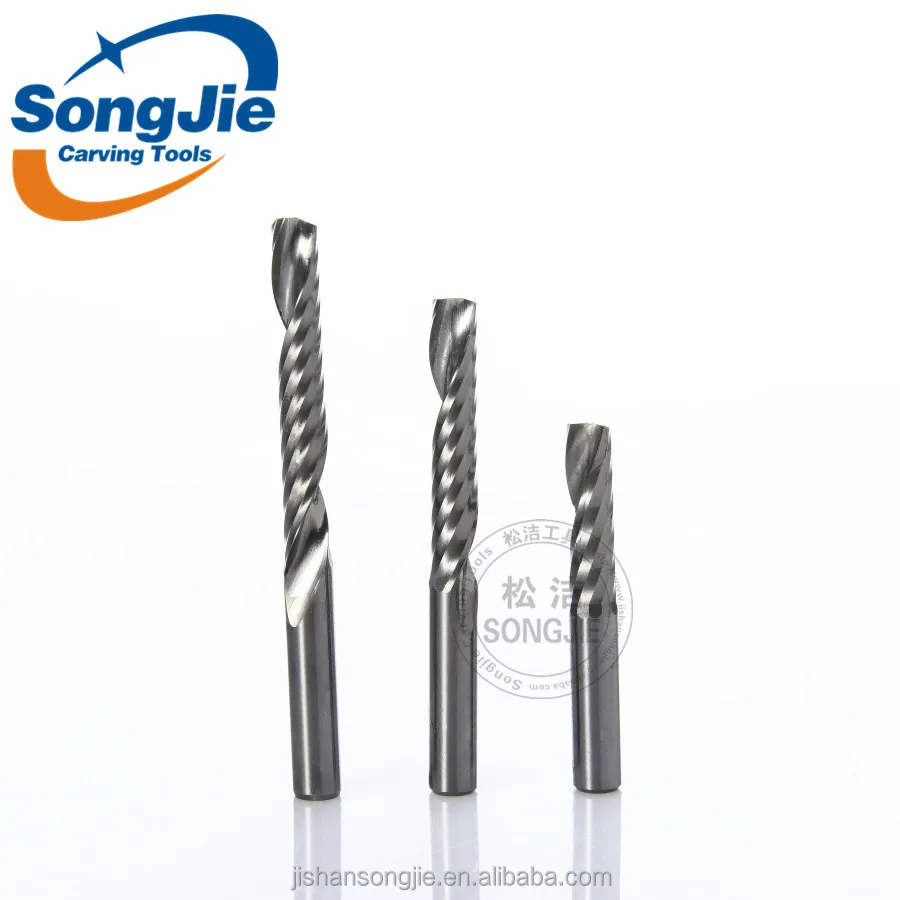 1 Flute End Mill /Solid Carbide End Mill One Flute / Carbide Single Flute End Mill for wood
