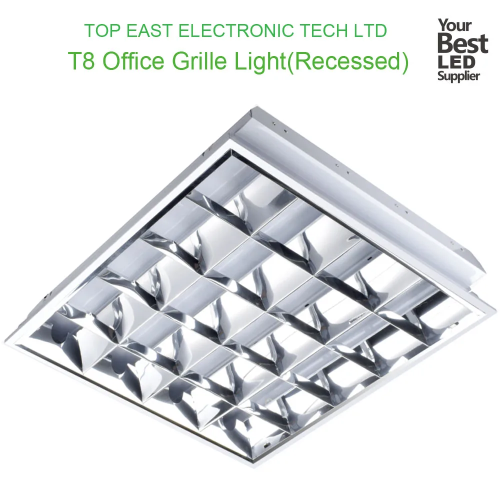 600*600 Competitive Price Superior Iron Housing Led Grille Lamp Fixture