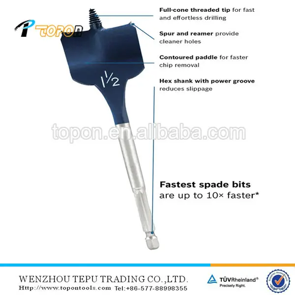 Self-cut speed Flat wood bits