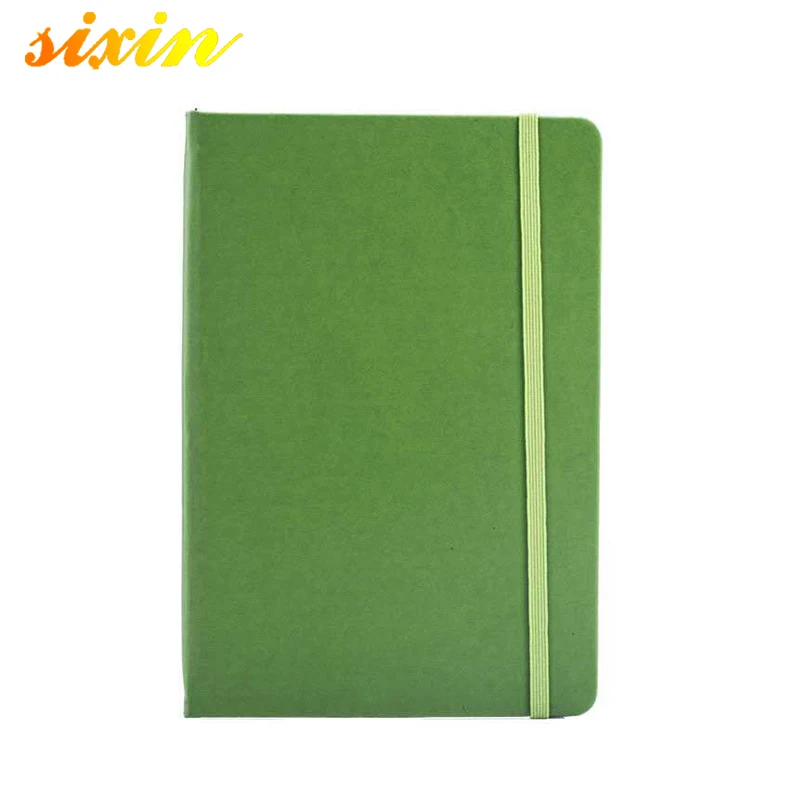 Hard Cover A5 Custom PU Leather Traveler Perfect Sewn Spiral Binding Notebook