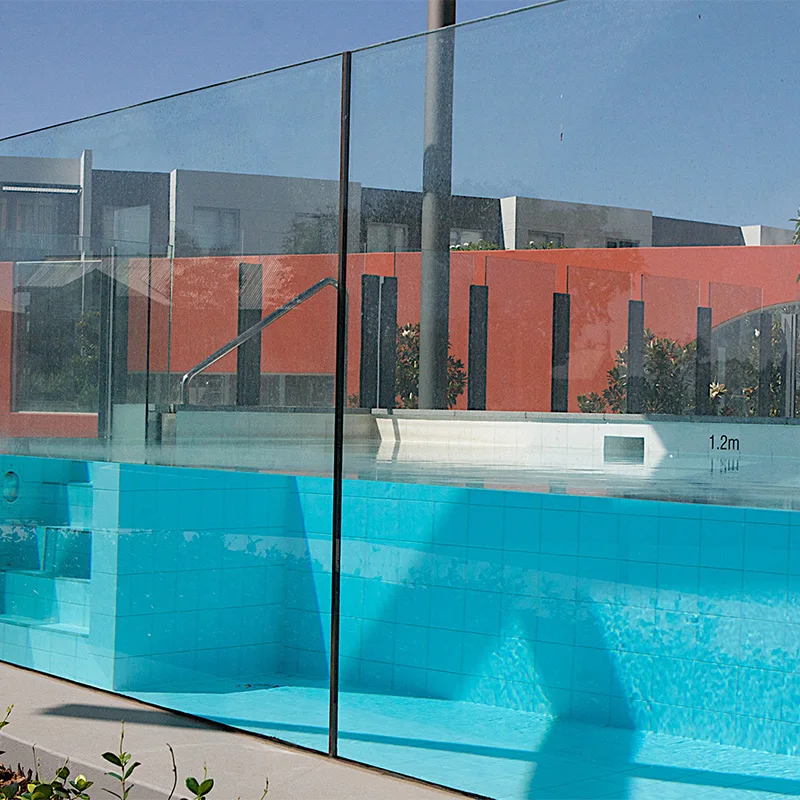 Наружная ламинированная стена из закаленного стекла для бассейна