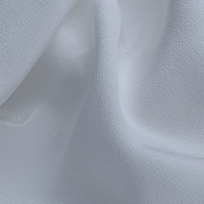 Натуральная шелковая ткань крепдешиновая шелковая ткань 100% шелковая ткань натуральный белый для окрашивания и печати