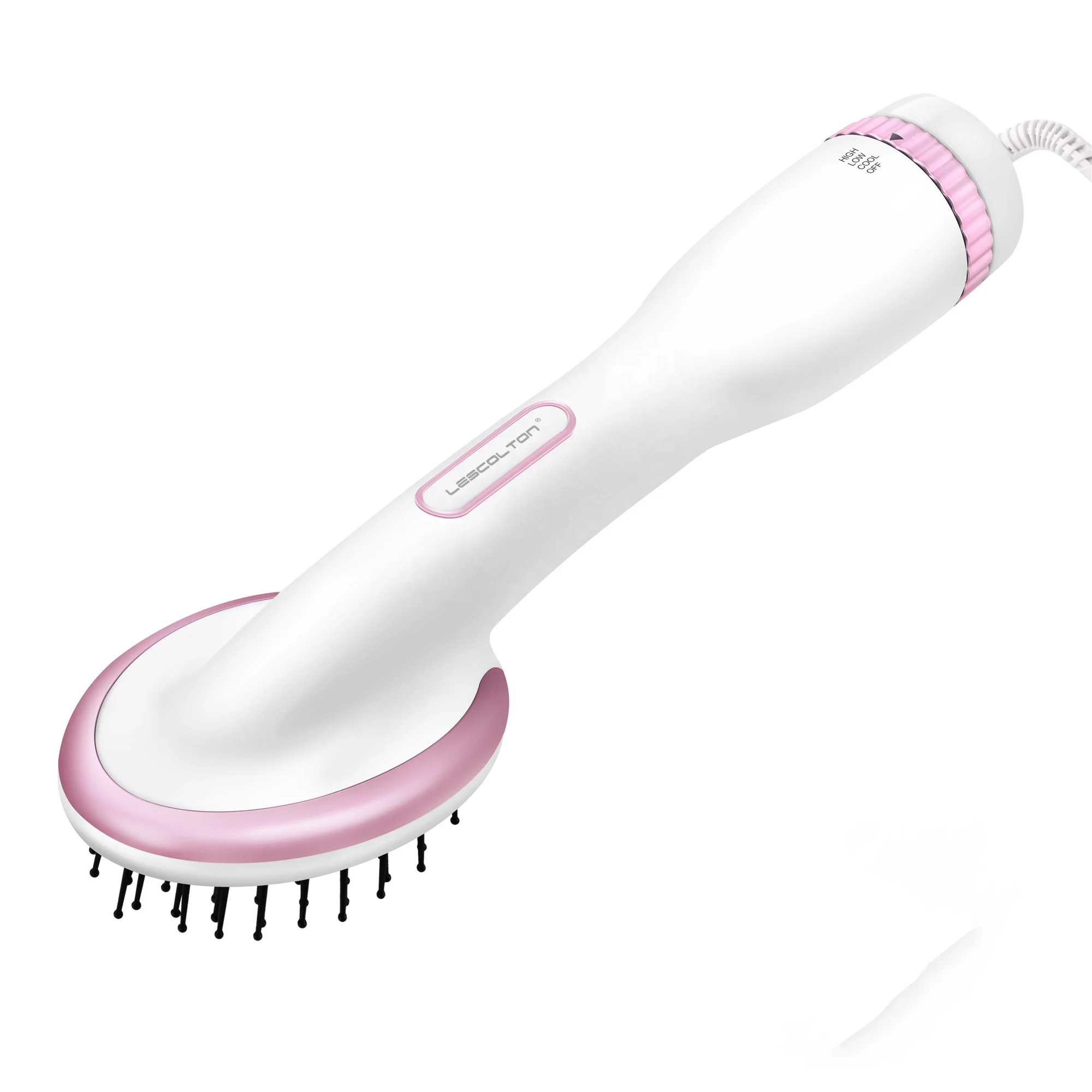 Хорошее качество, фен с горячим воздухом, щетки и расчески от фабрики lescolton