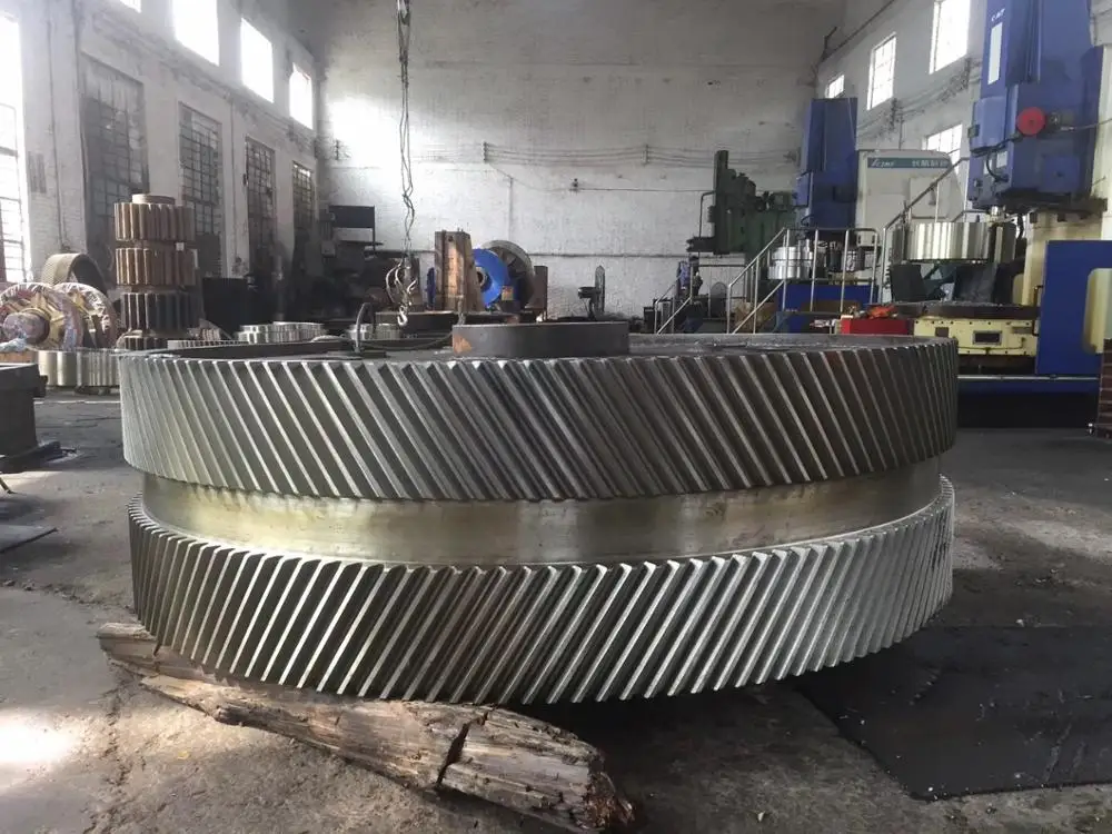 forged cast steel straight tooth large diameter ring gears