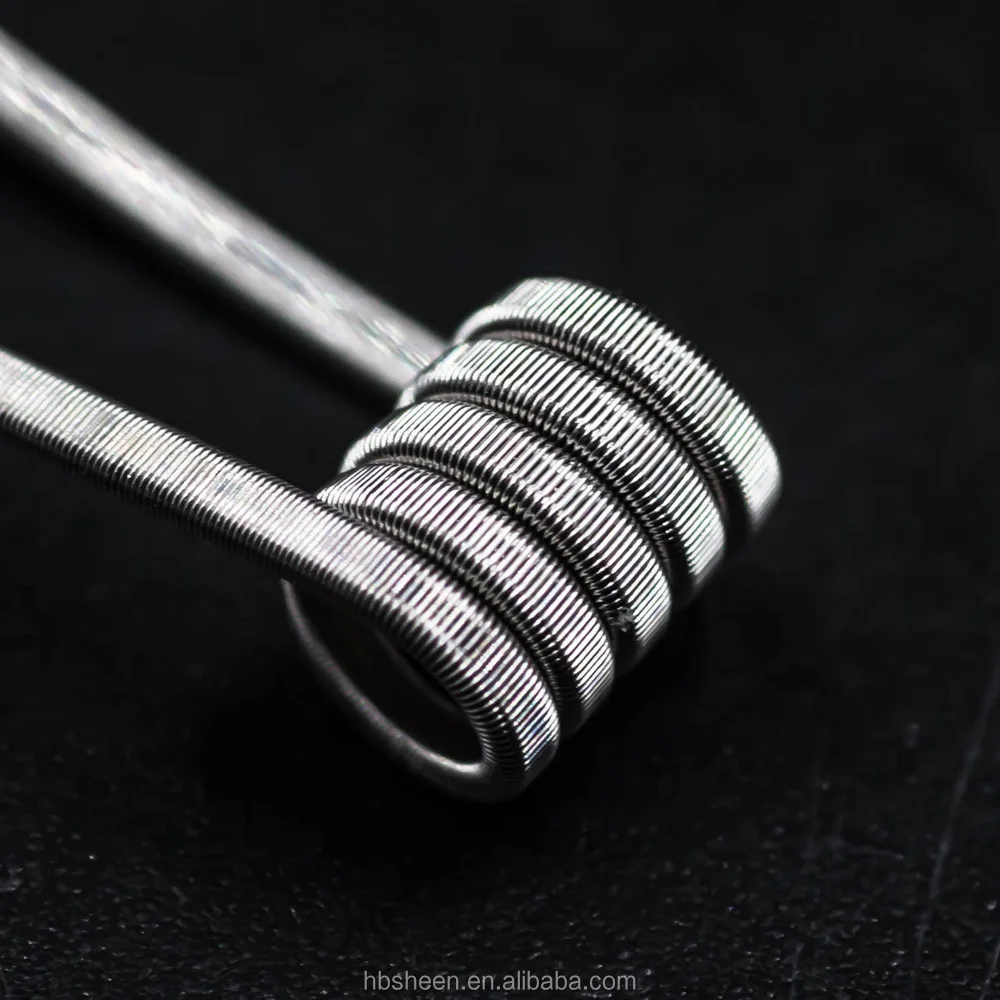 NK wholesale prebuilt coil Ni80 dual fused clapton 24ga parallel clapton for RDA ecig
