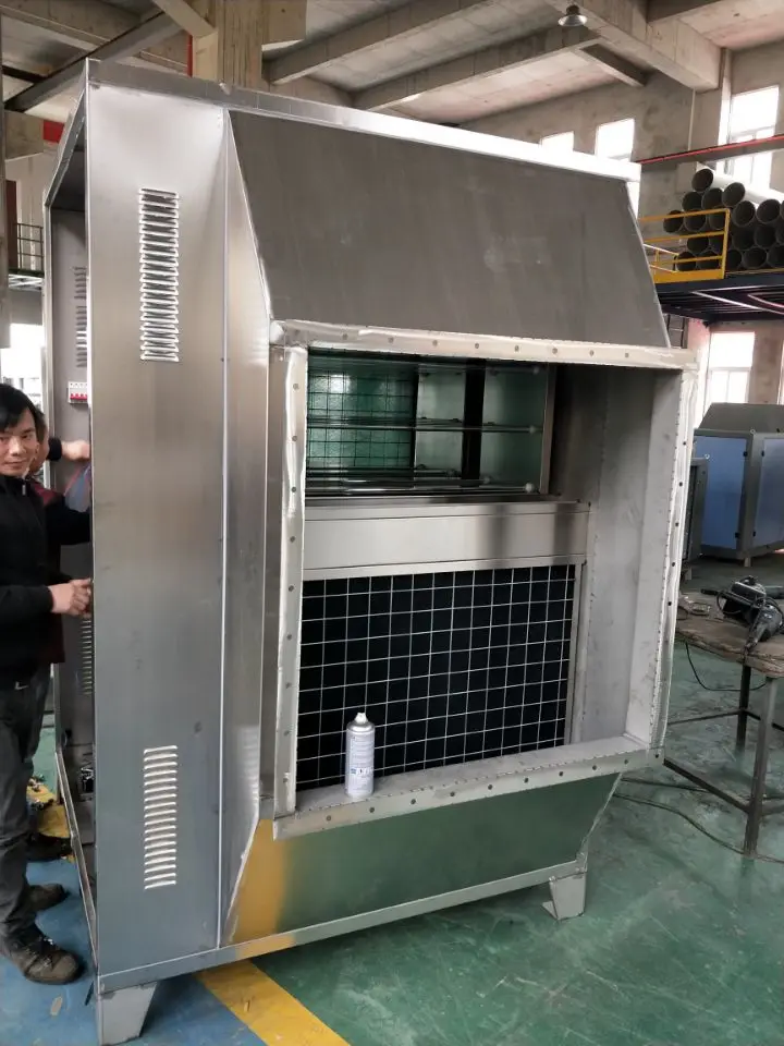 Strong Deodorization Capability and Noiseless UV Photocatalytic Oxidation Industrial Exhaust  Gas Purification Equipment